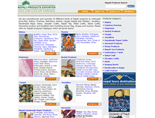 Tablet Screenshot of nepaliproducts.com